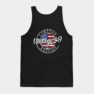 1949 75Th Birthday Gifts 75 Year Old For Men Women Tank Top